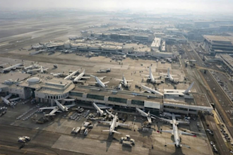 design modern 3d airport terminal and master plan
