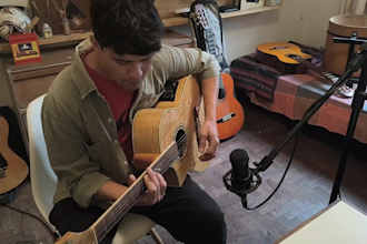 record expressive acoustic guitar for your song