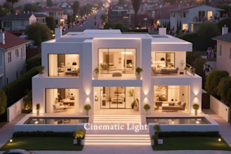showcase estate villa,3d playground design,landscape render, neighborhood design