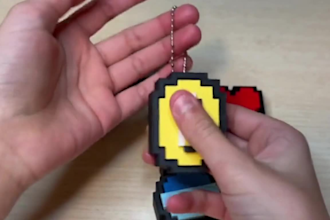 custom 3d fidget clicker flexi toy keychain 3mf stl file for 3d printing in 24hr