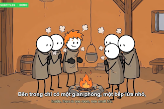 translate and subtitle your videos in vietnamese and english