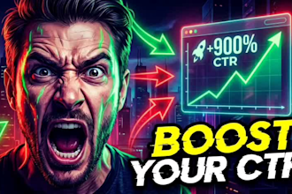 make eye catching clickbait ai thumbnails expert for youtube