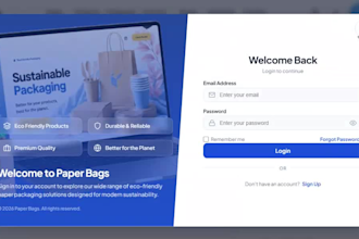 design and develop a modern responsive business website