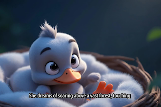 create movie trailers for kids stories with cinematic effect