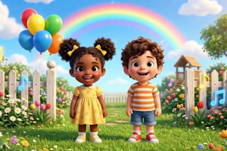 create 3d kids animation videos and nursery rhyme kids animation
