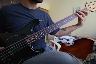 record a slamming rock bass line for you