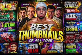 design viral youtube thumbnails for more clicks