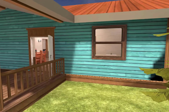 design optimized 3d unity level and environment with proper lighting