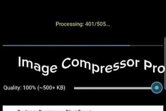 professionally compress and optimize 500images for 30dollars