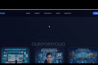 develop a modern UI websites