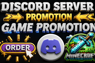 discord server promotion, discord advertising, minecraft, fivem gaming promotion