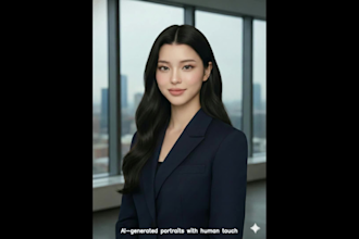create professional ai headshots and corporate portraits