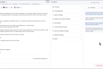 set up an ai calling agent for outbound and inbound calls