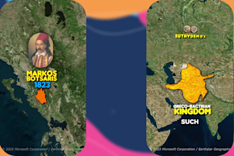 create engaging map animation videos for history and geography