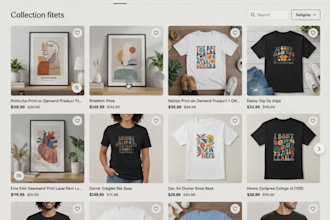 shopify pod store design, printify printful branding expert