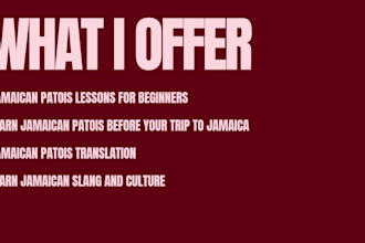 teach you jamaican patois for your trip to jamaica