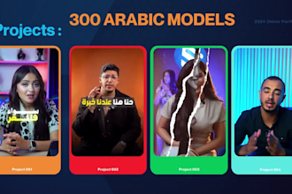 create viral arabic ugc videos with male or female actors