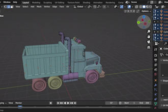 design stylized low poly 3d models for games