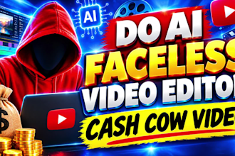 do engaging ai faceless video editing cash cow vide0s for youtube automation