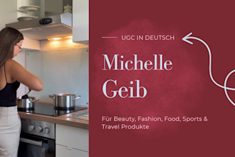 create professional and convincing ugc videos in german