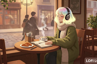 do aesthetic lofi loop animation cozy, anime lofi art for youtube streams