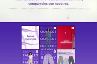 diseñaré imágenes, videos y carruseles para tus redes sociales