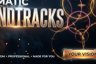 create cinematic instrumental background music for videos and trailers