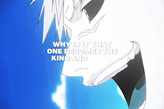 design a cold anime style youtube logo or pfp with fx glow