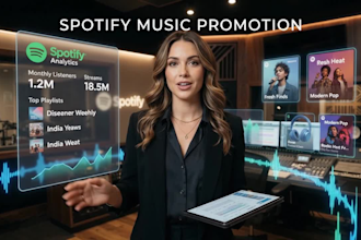 organic spotify music promotion for real, active listeners and playlist growth
