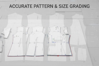 make custom cad sewing patterns and grading