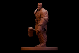 sculpt 3d characters modeling, miniature, statue for 3d printing