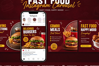 design professional instagram carousels