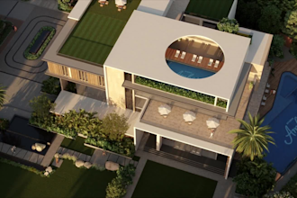 do 3d architectural walkthrough industrial building villa exterior animation