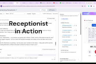 build ai voice calling agent, workflow automation for telemarketing