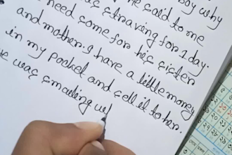 write anything with my beautiful hand writing