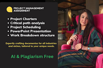 help in project management assignment using microsoft project, gantt chart