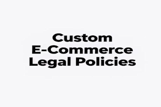 draft compliant website legal documents privacy policy,tos,and disclaimers