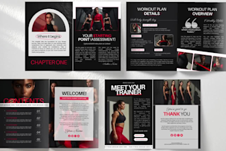 make editable canva lead magnet for fitness coaches