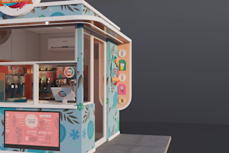 design stunning kiosk and exhibition booth