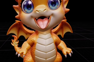 create high quality 3d characters, creatures and models