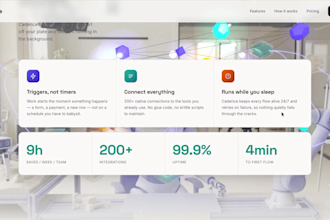 design a modern saas landing page with 3d animations and three js