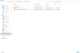convert powerpoint PPT into mp4 video