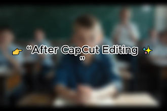 do simple capcut video editing for your social media