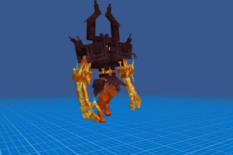 do 3d blockbench models textures and animation