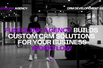 develop custom CRM software and full stack web based CRM system