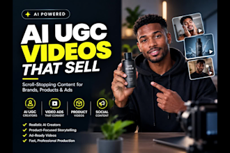 create ai ugc video, ads, ai ugc ad, ugc, ai ugc video for brand