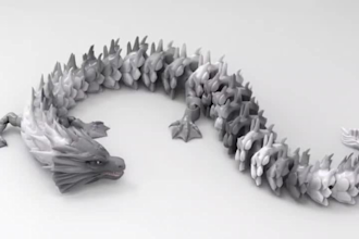 create an articulated custom 3d printable model