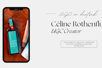 create natural and authentic ugc content in german