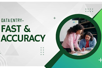 convert PDF to excel conversion and data entry