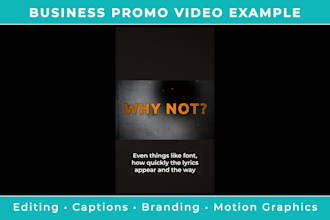 edit a professional business promo video for social media
